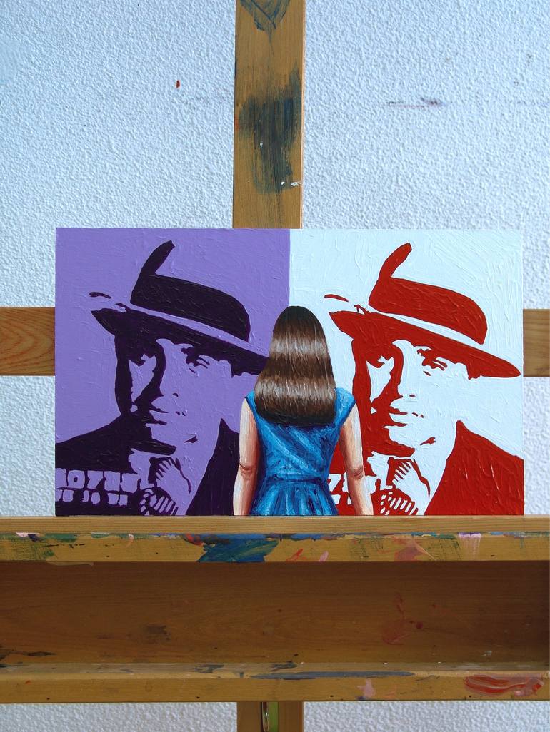 Original Pop Art People Painting by Gerard Boersma