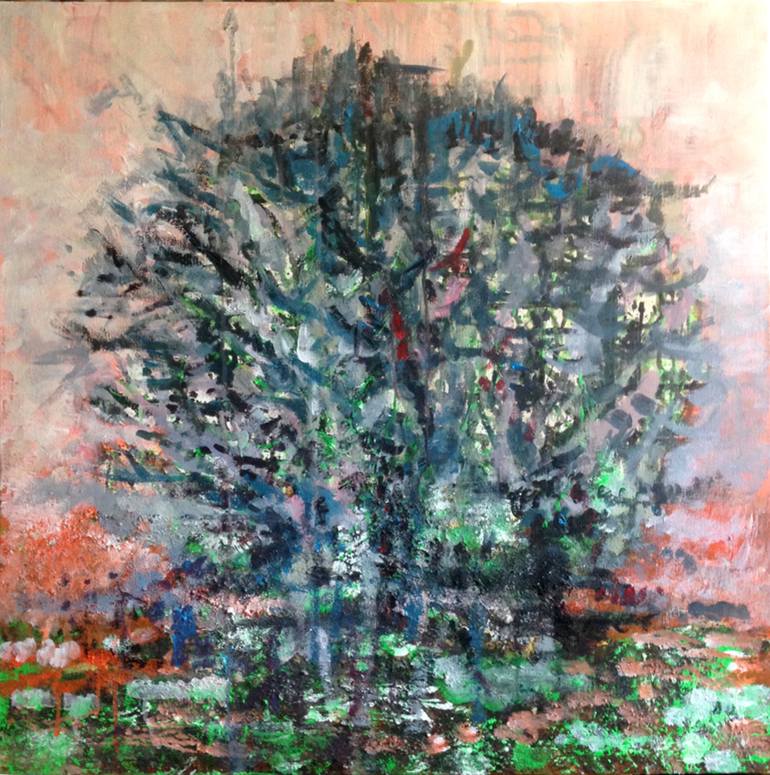 The tree of life Painting by Dez Sylvain | Saatchi Art