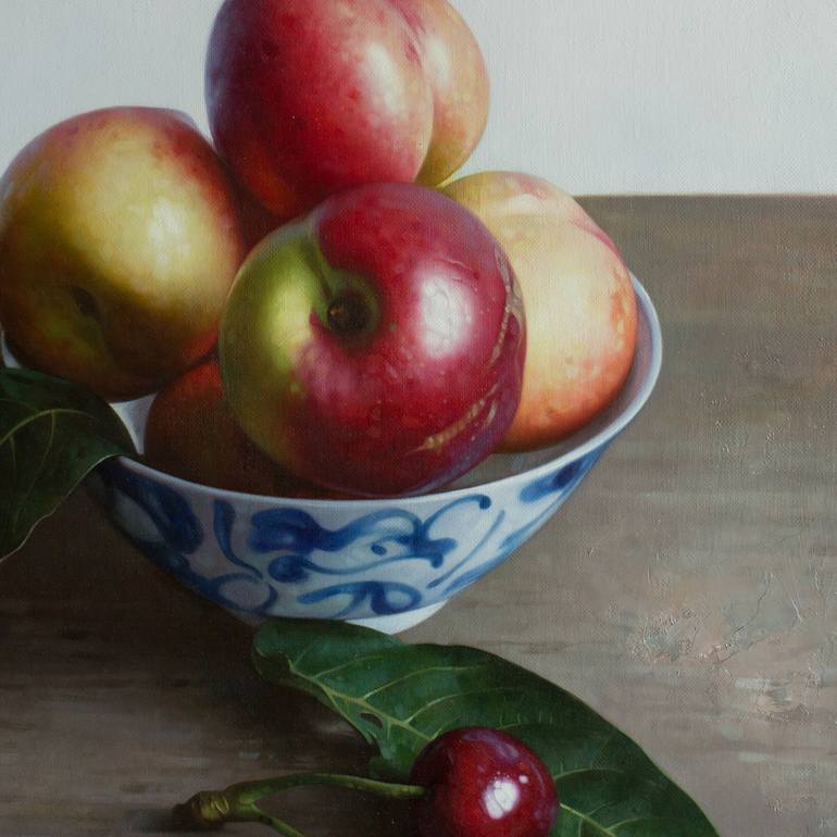 Original Realism Still Life Painting by DAKE Wong