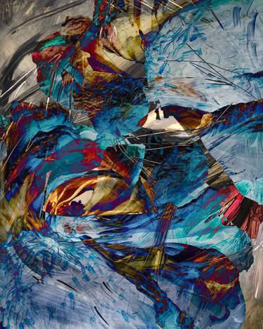 Original Contemporary Abstract Digital by Caryn Baumgartner