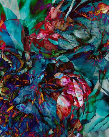 Original Contemporary Abstract Digital by Caryn Baumgartner