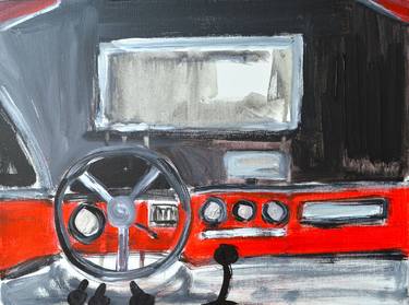 Print of Expressionism Automobile Paintings by Tony Moon