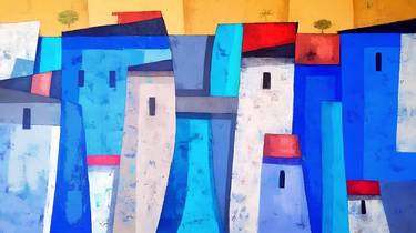 Original Color Field Painting Abstract Paintings by Osvaldo Herrera Graham