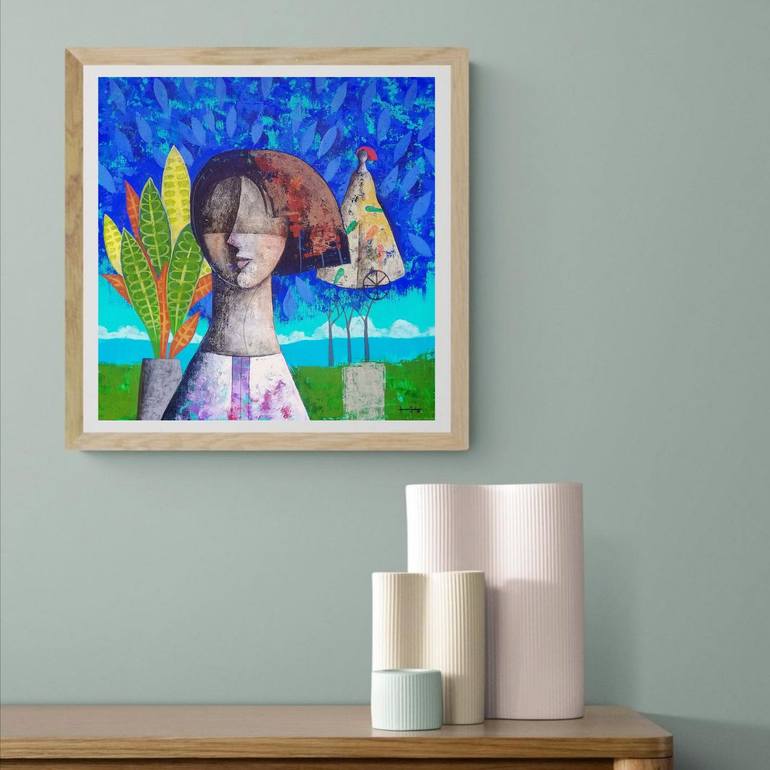 Original Contemporary Women Painting by Osvaldo Herrera Graham