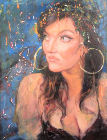 Original Figurative People Paintings by Hilarie Couture