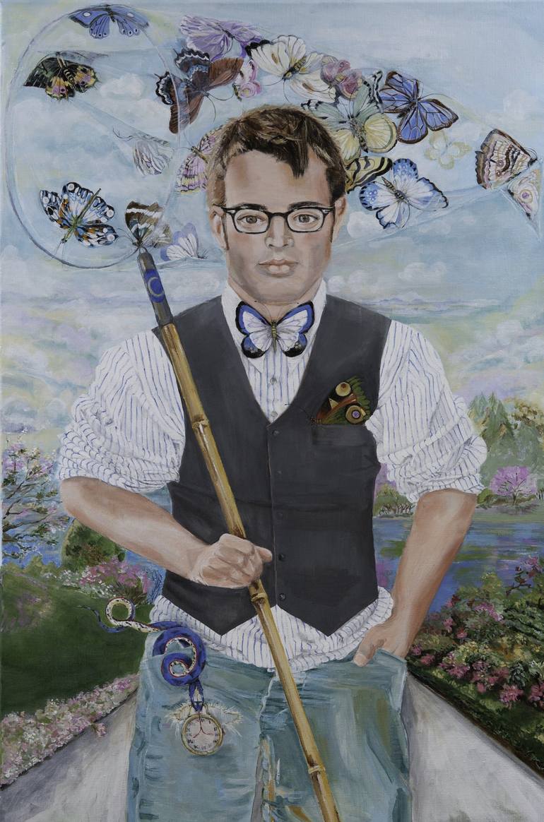 Original Realism People Paintings by Susan Mclaughlin