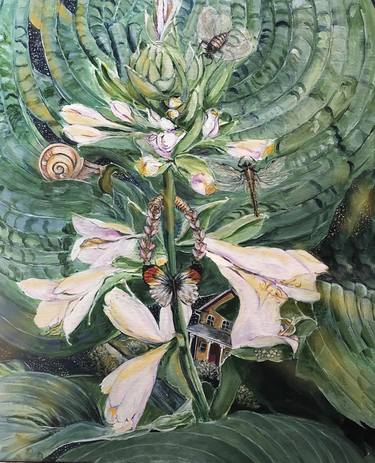 Original Fine Art Floral Paintings by Susan McLaughlin