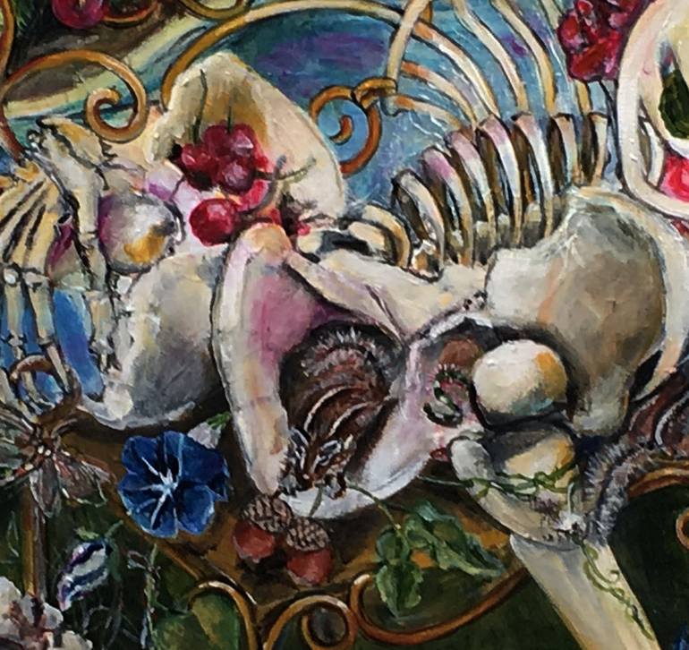 Original Mortality Painting by Susan McLaughlin