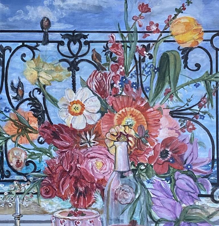 Original Floral Painting by Susan McLaughlin