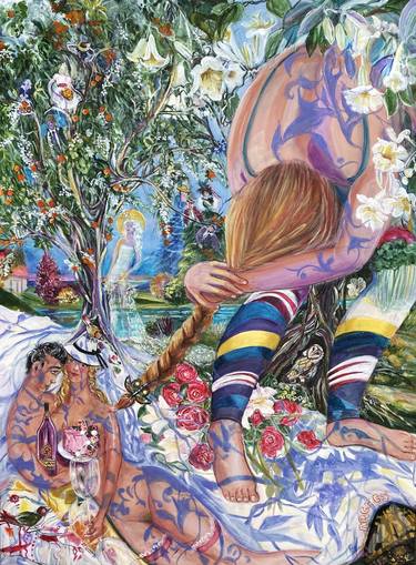 Original Figurative Fantasy Paintings by Susan McLaughlin