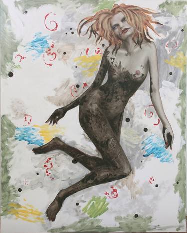 Original Nude Painting by Dickson Schneider