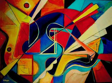 Original Abstract Paintings by Ramon Borges