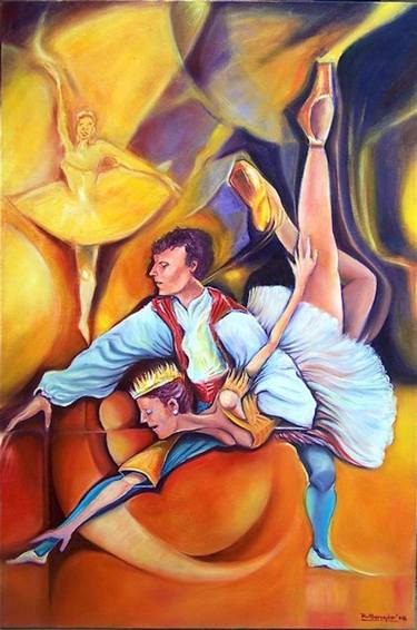 Print of Abstract Performing Arts Paintings by Ramon Borges