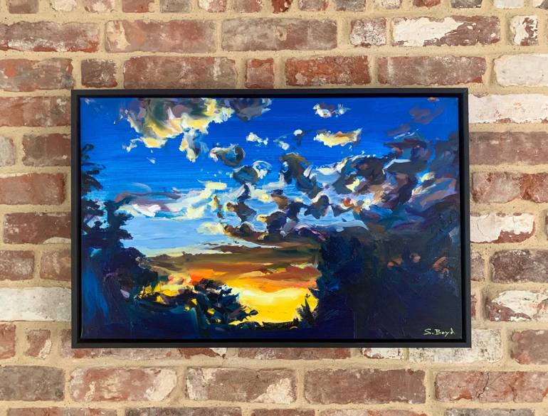 Original Abstract Expressionism Landscape Painting by Simon Boyd