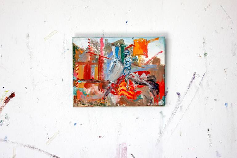 Original Abstract Expressionism Fantasy Painting by Simon Boyd