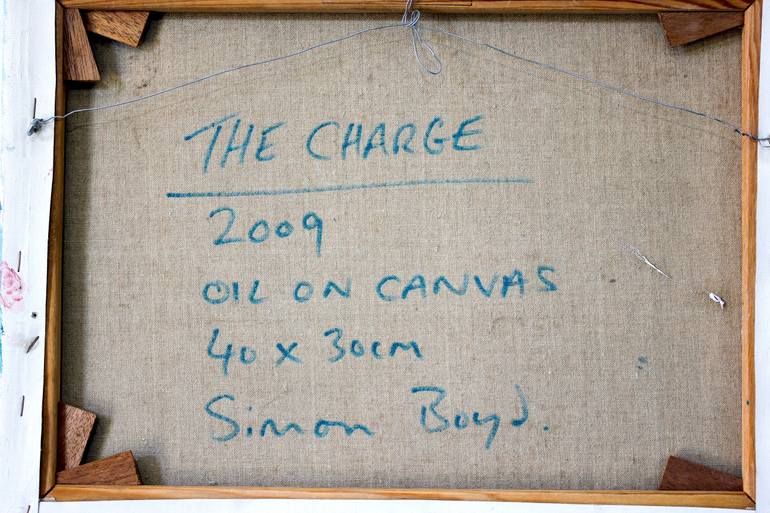 Original Abstract Expressionism Fantasy Painting by Simon Boyd