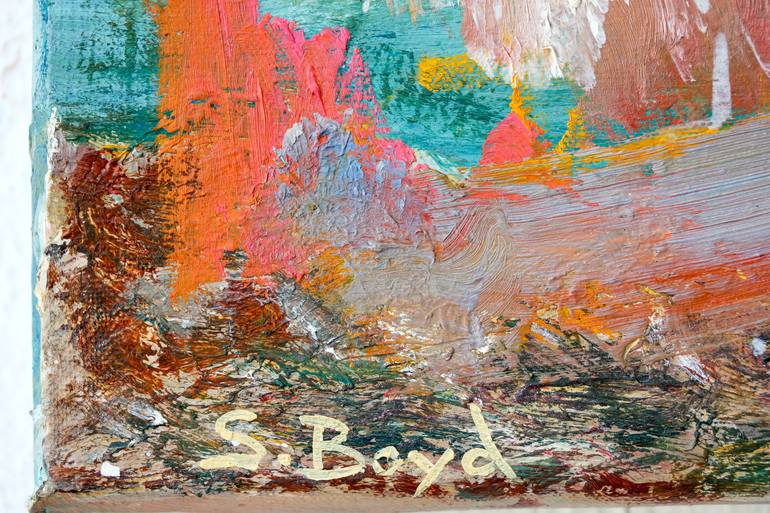 Original Abstract Expressionism Fantasy Painting by Simon Boyd