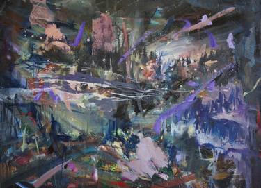Original Abstract Landscape Paintings by Simon Boyd