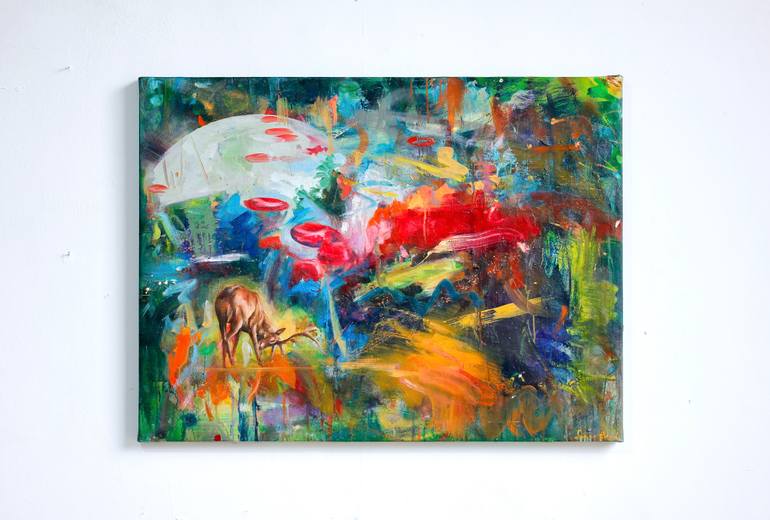 Original Figurative Abstract Painting by Simon Boyd
