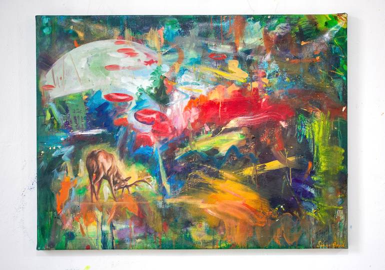 Original Figurative Abstract Painting by Simon Boyd