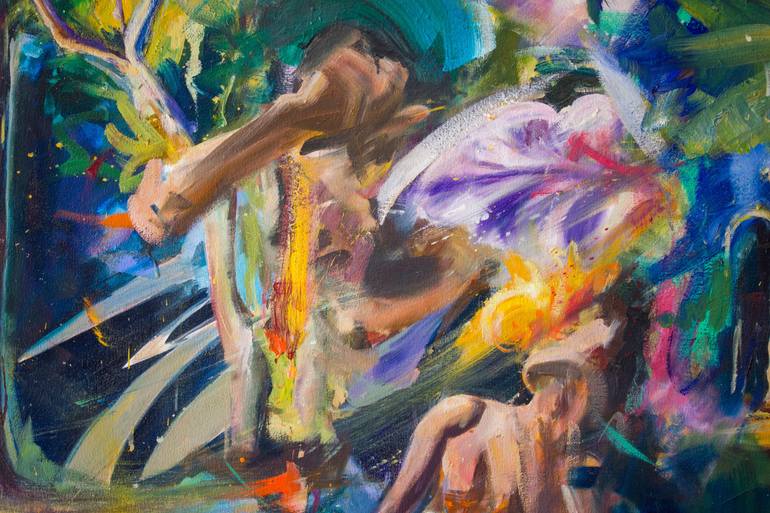 Original Abstract Painting by Simon Boyd