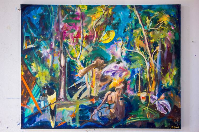 Original Abstract Painting by Simon Boyd