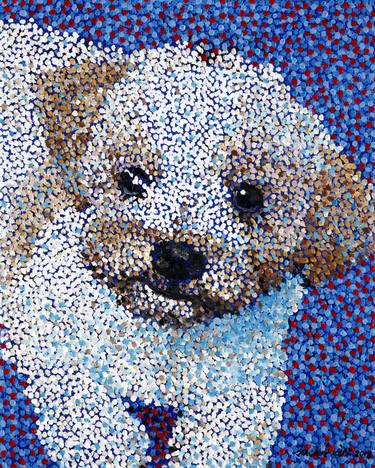 Print of Impressionism Dogs Paintings by Ju Chul Kim
