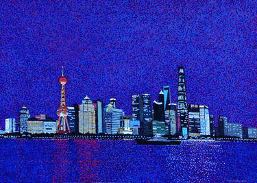 Original Impressionism Cities Paintings by Ju Chul Kim