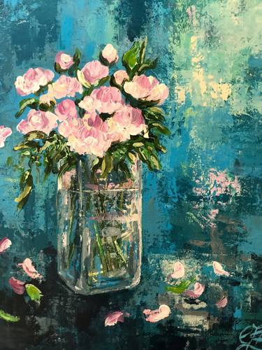 Original Floral Paintings by Colette Baumback