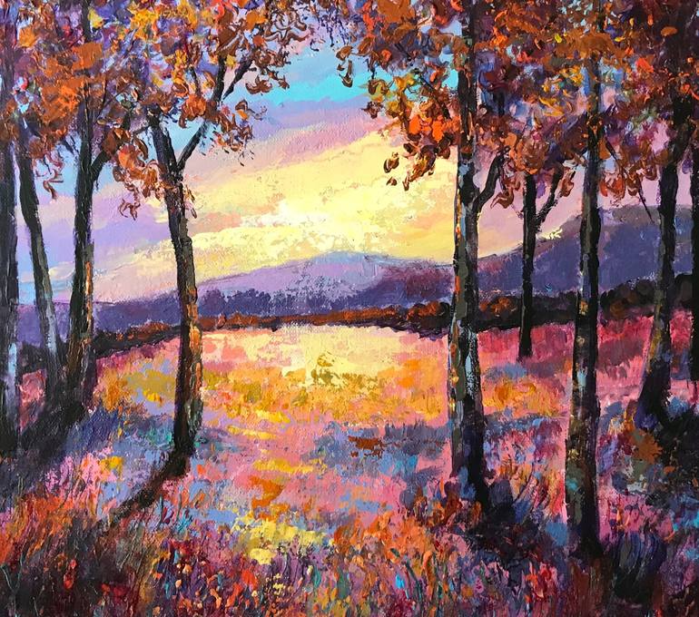 Original Landscape Painting by Colette Baumback