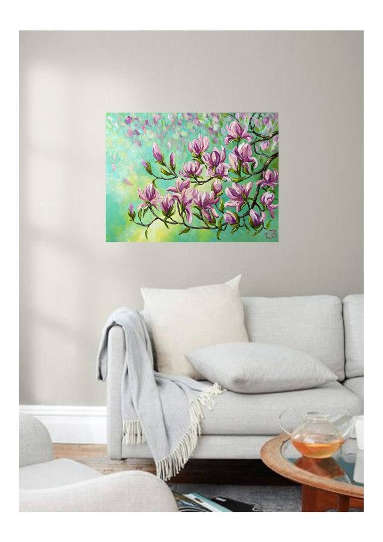Original Impressionism Floral Painting by Colette Baumback