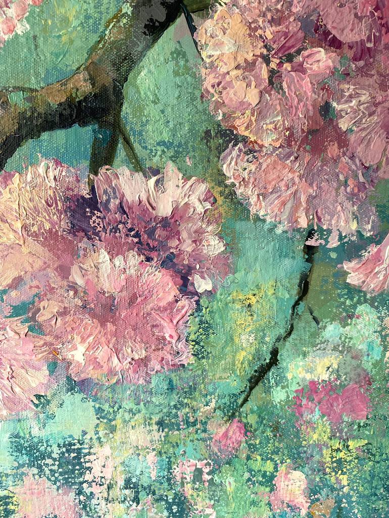 Original Impressionism Nature Painting by Colette Baumback