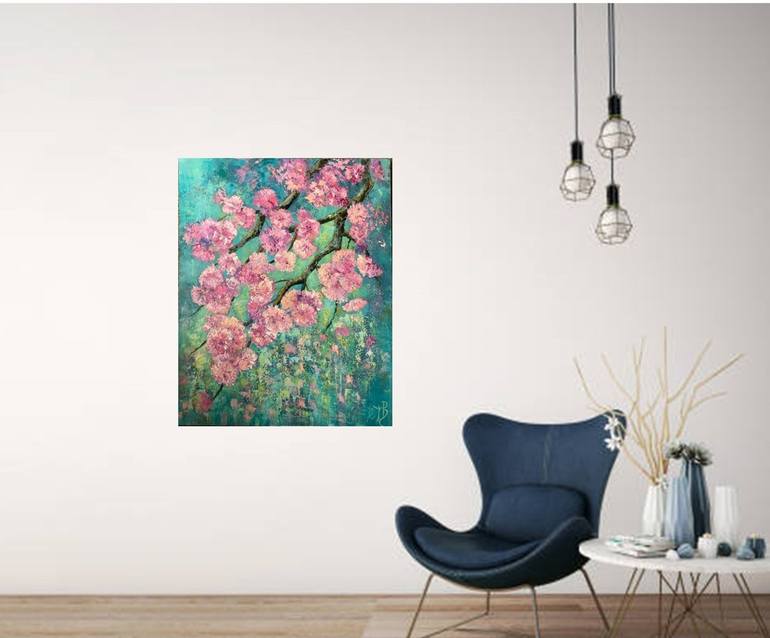 Original Impressionism Nature Painting by Colette Baumback