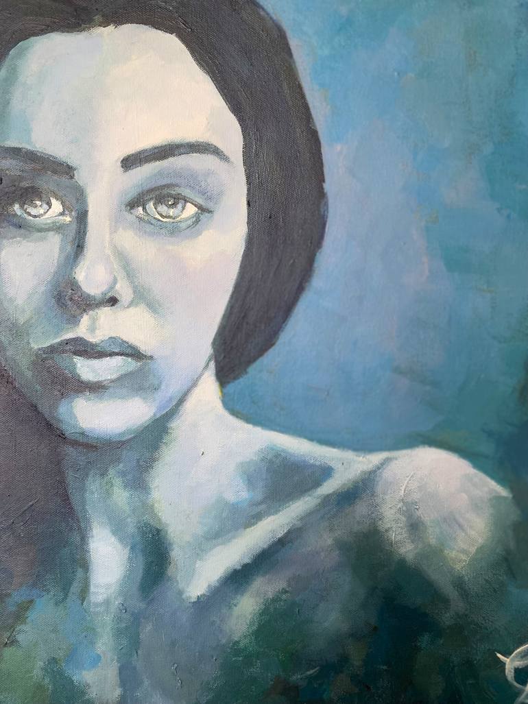 Original Impressionism Abstract Painting by Colette Baumback