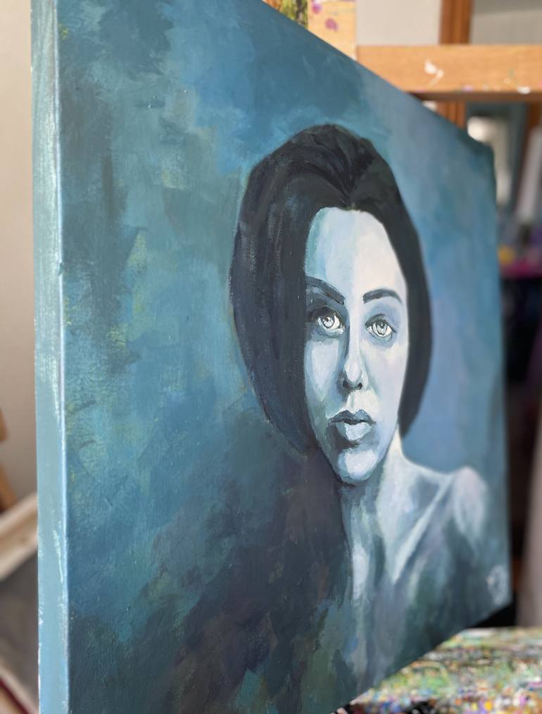 Original Impressionism Abstract Painting by Colette Baumback