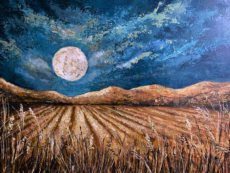 Original Impressionism Landscape Painting by Colette Baumback