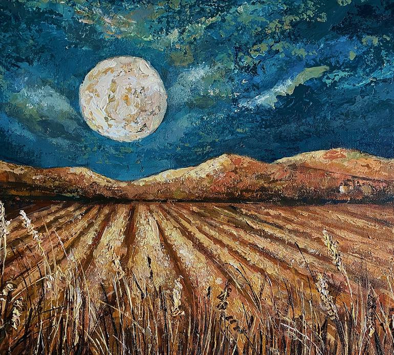 Original Impressionism Landscape Painting by Colette Baumback