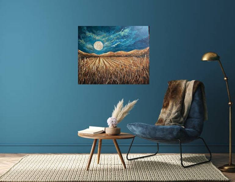 Original Impressionism Landscape Painting by Colette Baumback