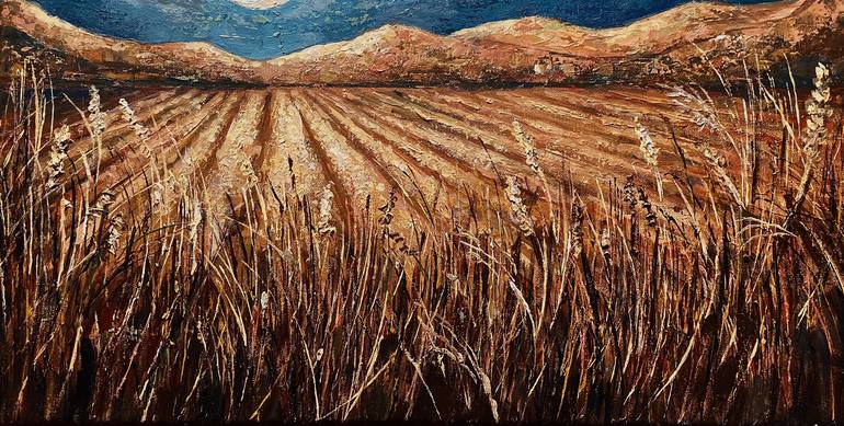 Original Impressionism Landscape Painting by Colette Baumback