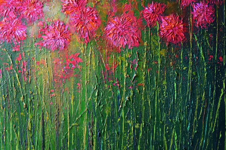 Original Impressionism Floral Painting by Colette Baumback