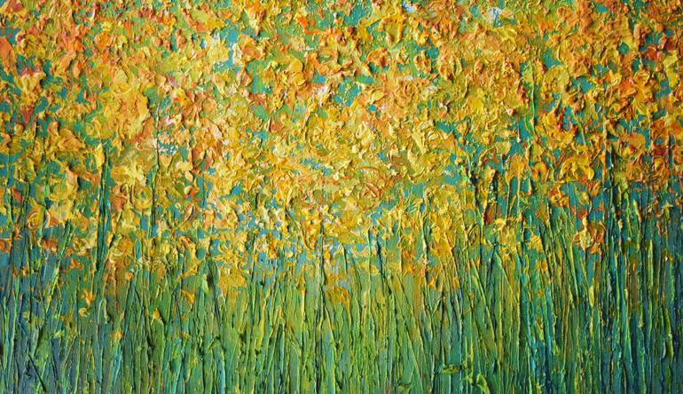 Original Impressionism Floral Painting by Colette Baumback