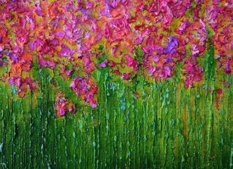 Original Impressionism Floral Painting by Colette Baumback