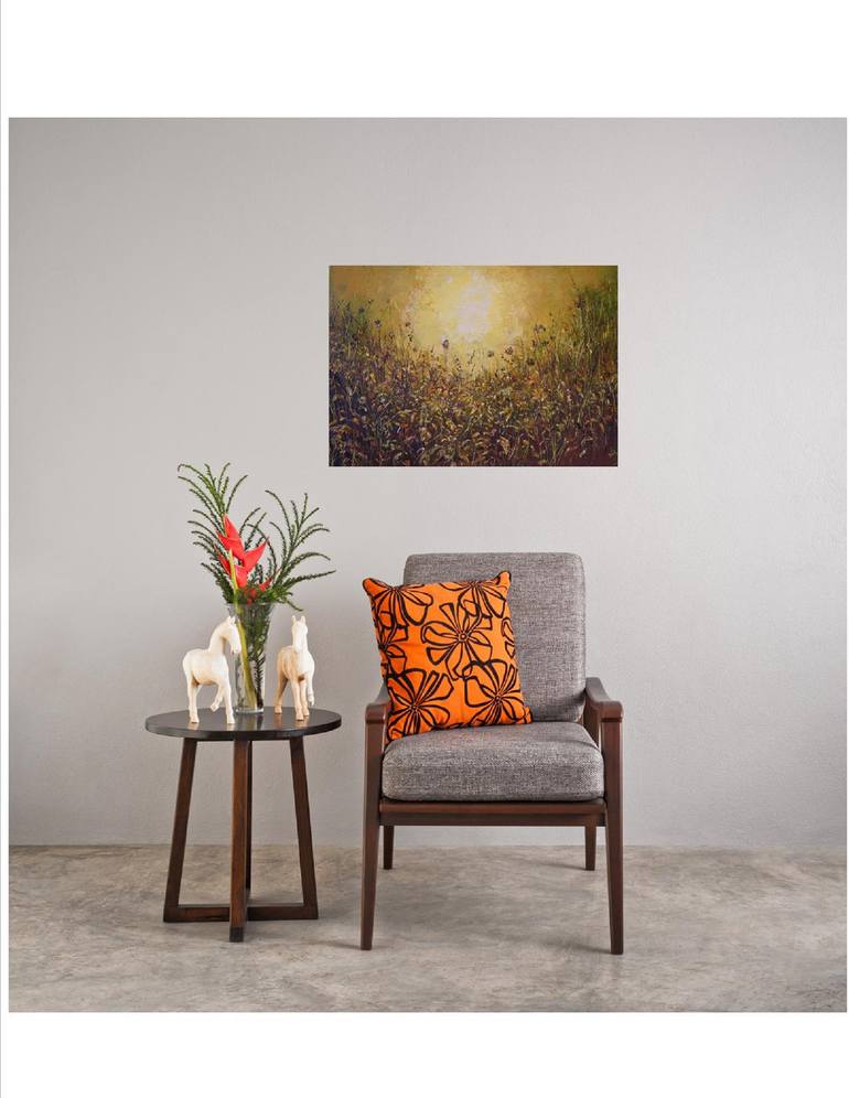 Original Impressionism Landscape Painting by Colette Baumback