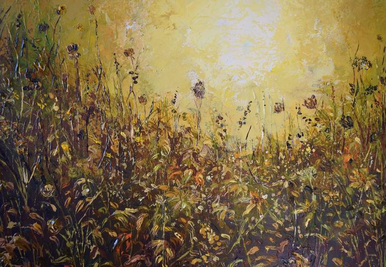 Original Impressionism Landscape Painting by Colette Baumback