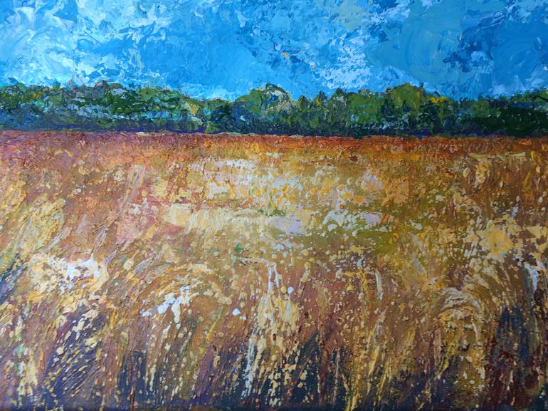 Original Impressionism Landscape Painting by Colette Baumback