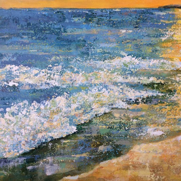 Original Impressionism Landscape Painting by Colette Baumback