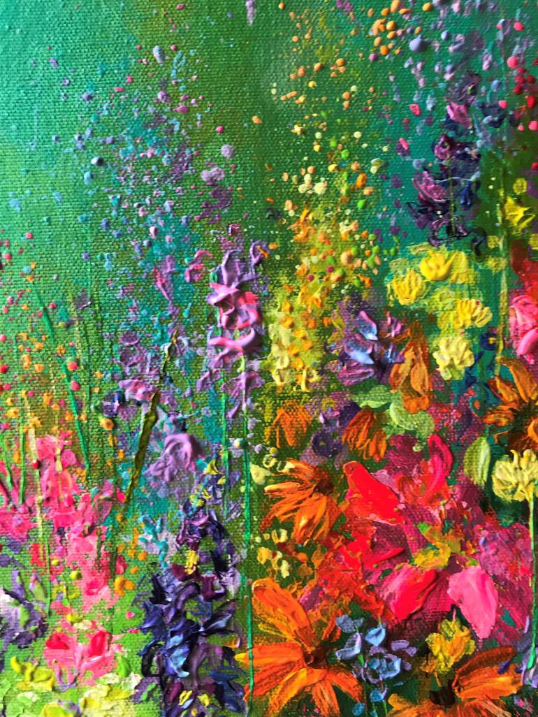 Original Floral Painting by Colette Baumback