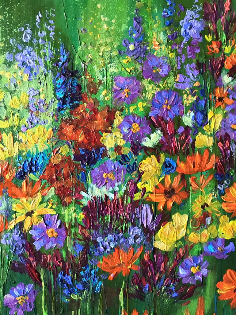 Original Floral Painting by Colette Baumback