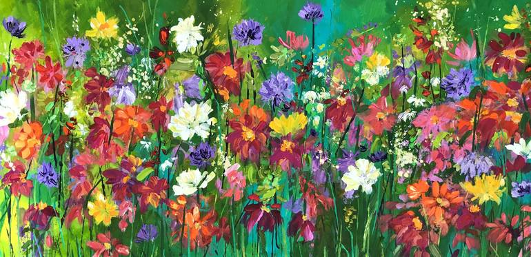 Original Floral Painting by Colette Baumback