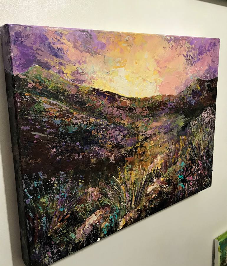 Original Impressionism Landscape Painting by Colette Baumback